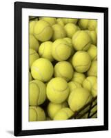 Basket of Tennis Balls-null-Framed Photographic Print