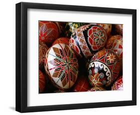 Basket of Ukrainian Easter Eggs-Jim Sugar-Framed Photographic Print