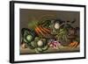 Basket of Vegetables and Radishes, 1995-Amelia Kleiser-Framed Giclee Print