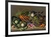 Basket of Vegetables and Radishes, 1995-Amelia Kleiser-Framed Giclee Print