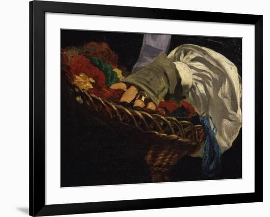 Basket of Wools Held by Mme Manet, from Monsieur Et Madame Auguste Manet-Edouard Manet-Framed Giclee Print