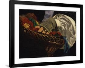 Basket of Wools Held by Mme Manet, from Monsieur Et Madame Auguste Manet-Edouard Manet-Framed Giclee Print
