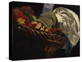 Basket of Wools Held by Mme Manet, from Monsieur Et Madame Auguste Manet-Edouard Manet-Stretched Canvas