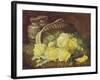 Basket of Yellow Roses-Eloise Harriet Stannard-Framed Giclee Print