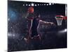 Basket Player Throws the Ball at the Stadium-alphaspirit-Mounted Photographic Print