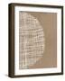 Basket Weave Circle II-Tom Reeves-Framed Art Print