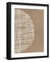 Basket Weave Circle II-Tom Reeves-Framed Art Print