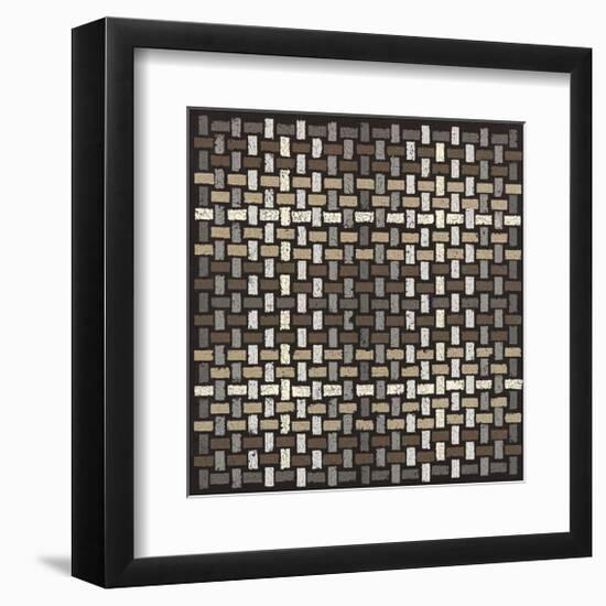 Basket Weave Straight (Neutrals)-Susan Clickner-Framed Giclee Print