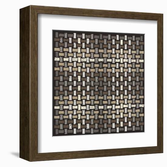 Basket Weave Straight (Neutrals)-Susan Clickner-Framed Giclee Print