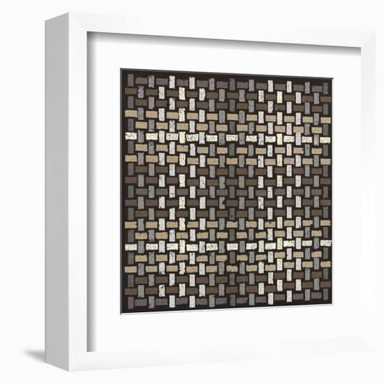 Basket Weave Straight (Neutrals)-Susan Clickner-Framed Giclee Print