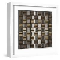 Basket Weave Triple Play (Neutrals)-Susan Clickner-Framed Giclee Print