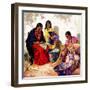 "Basket Weavers,"August 1, 1937-G. Kay-Framed Giclee Print