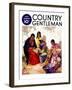 "Basket Weavers," Country Gentleman Cover, August 1, 1937-G. Kay-Framed Giclee Print