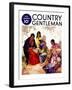 "Basket Weavers," Country Gentleman Cover, August 1, 1937-G. Kay-Framed Giclee Print