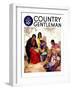 "Basket Weavers," Country Gentleman Cover, August 1, 1937-G. Kay-Framed Giclee Print