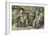 Basket Weaving in Kentucky-null-Framed Premium Giclee Print