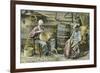 Basket Weaving in Kentucky-null-Framed Art Print