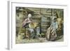 Basket Weaving in Kentucky-null-Framed Art Print