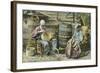 Basket Weaving in Kentucky-null-Framed Art Print