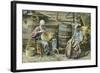 Basket Weaving in Kentucky-null-Framed Art Print