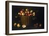 Basket with Apples, Quinces and Pomegranates-Juan de Zurbarán-Framed Giclee Print