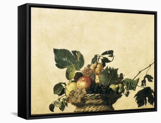 Basket with Fruit-Caravaggio-Framed Stretched Canvas