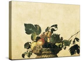 Basket with Fruit-Caravaggio-Stretched Canvas