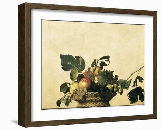 Basket with Fruit-Caravaggio-Framed Art Print