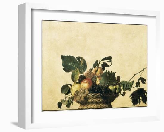 Basket with Fruit-Caravaggio-Framed Art Print