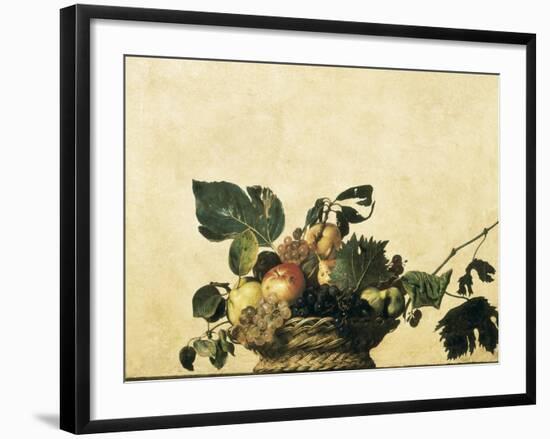 Basket with Fruit-Caravaggio-Framed Art Print