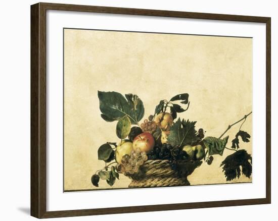 Basket with Fruit-Caravaggio-Framed Art Print