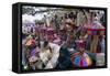 Basket-Work Market, Axoum (Axum) (Aksum), Tigre Region, Ethiopia, Africa-Bruno Barbier-Framed Stretched Canvas