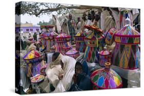 Basket-Work Market, Axoum (Axum) (Aksum), Tigre Region, Ethiopia, Africa-Bruno Barbier-Stretched Canvas