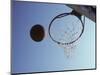 Basketball and Hoop-Paul Sutton-Mounted Photographic Print