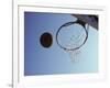 Basketball and Hoop-Paul Sutton-Framed Photographic Print