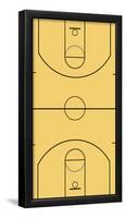 Basketball Court Layout Sports-null-Framed Poster