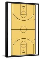 Basketball Court Layout Sports-null-Framed Poster