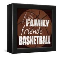Basketball Friends-Lauren Gibbons-Framed Stretched Canvas