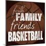 Basketball Friends-Lauren Gibbons-Mounted Art Print