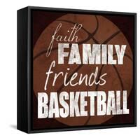 Basketball Friends-Lauren Gibbons-Framed Stretched Canvas