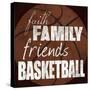 Basketball Friends-Lauren Gibbons-Stretched Canvas