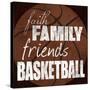 Basketball Friends-Lauren Gibbons-Stretched Canvas