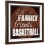 Basketball Friends-Lauren Gibbons-Framed Art Print