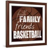 Basketball Friends-Lauren Gibbons-Framed Art Print