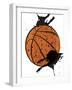 Basketball Fun Drip-Yass Naffas Designs-Framed Art Print