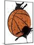 Basketball Fun Drip-Yass Naffas Designs-Mounted Art Print