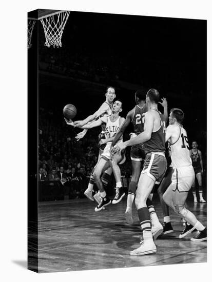 Basketball Game, c1960-null-Stretched Canvas