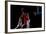 Basketball Game Sport Player in Action Isolated on Black Background-dotshock-Framed Photographic Print