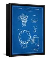 Basketball Goal Patent 1936-null-Framed Stretched Canvas