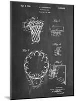 Basketball Goal Patent 1936-null-Mounted Art Print